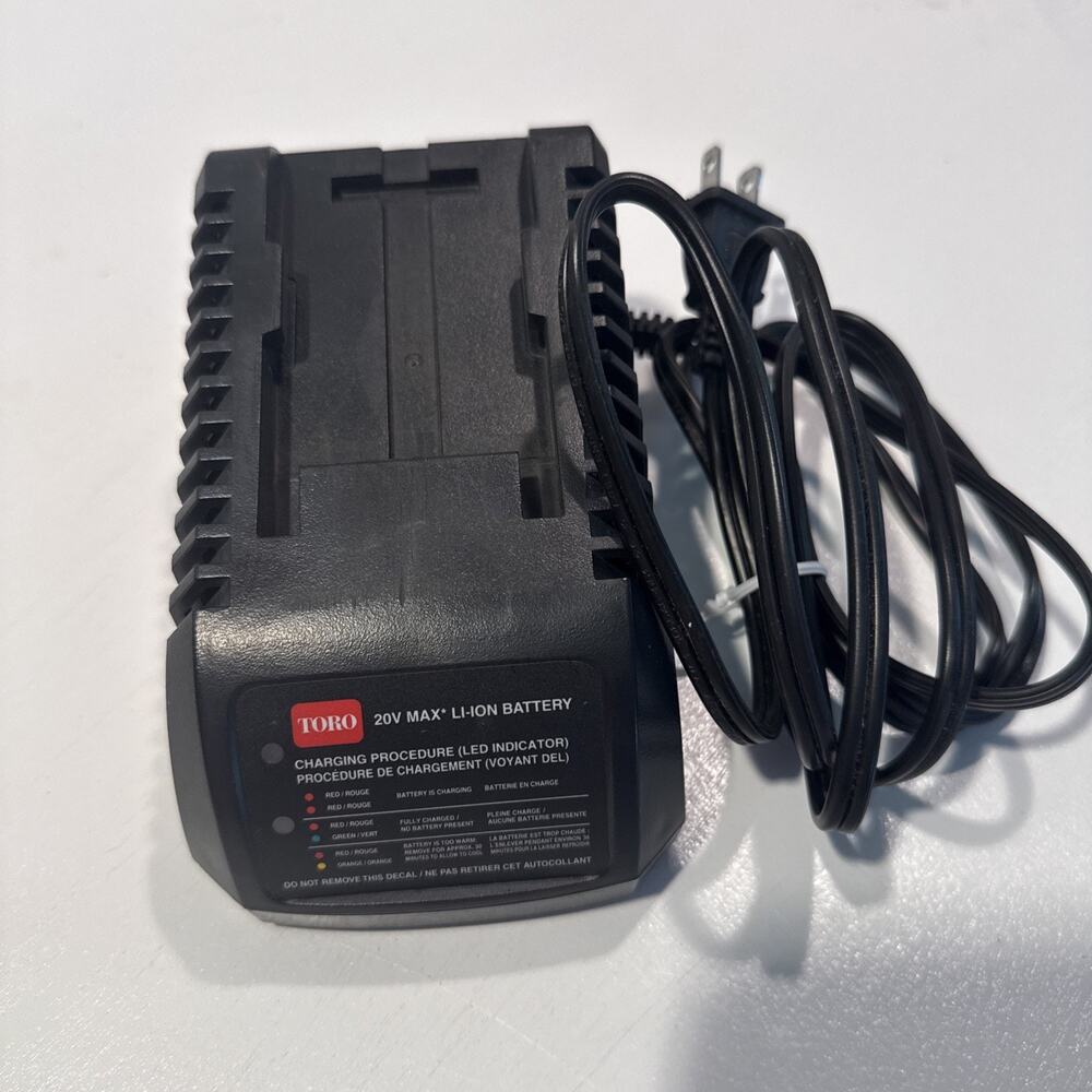 Toro Model 88500 Lithium-ION Battery Charger 20V MAX Genuine OEM New Open Box